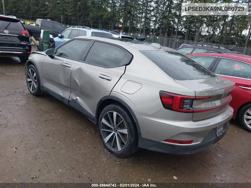 2022 Polestar 2 Long Range Dual Motor VIN: LPSED3KA9NL080723 Lot: 38644742