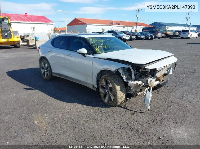 2023 Polestar 2 VIN: YSMEG3KA2PL147393 Lot: 12130185