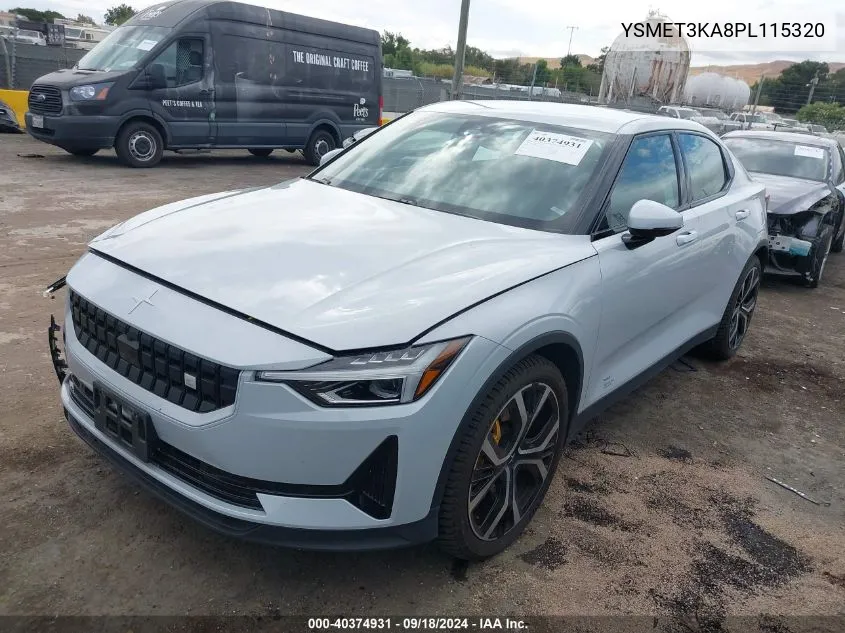 2023 Polestar 2 VIN: YSMET3KA8PL115320 Lot: 40374931