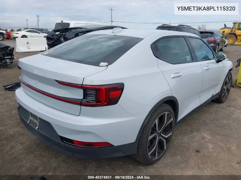 2023 Polestar 2 VIN: YSMET3KA8PL115320 Lot: 40374931