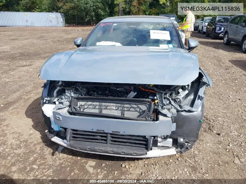 2023 Polestar 2 Long Range Single Motor/Long Range Single Motor Plus VIN: YSMEG3KA4PL115836 Lot: 40468108