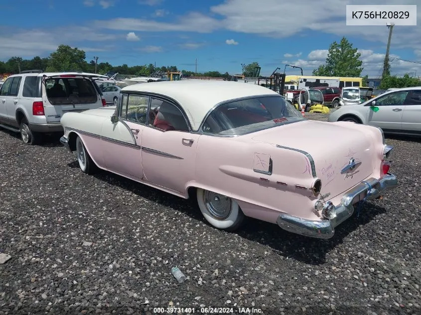 1956 Pontiac Unknown VIN: K756H20829 Lot: 39731401