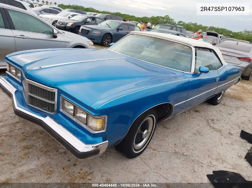 1975 Pontiac Other VIN: 2R47S5P107963 Lot: 40484440