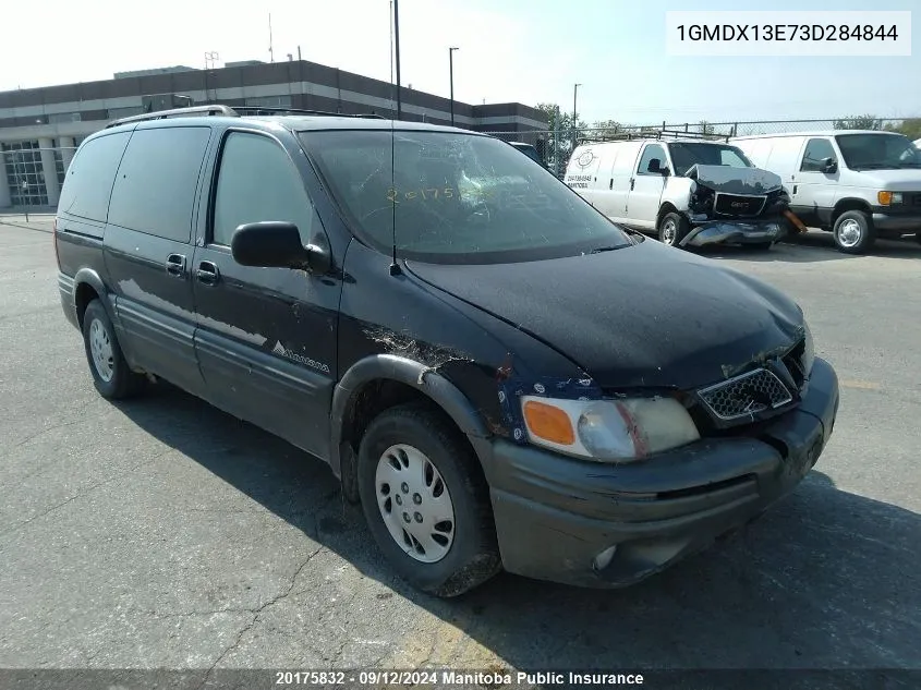 2003 Pontiac Montana Ext VIN: 1GMDX13E73D284844 Lot: 20175832