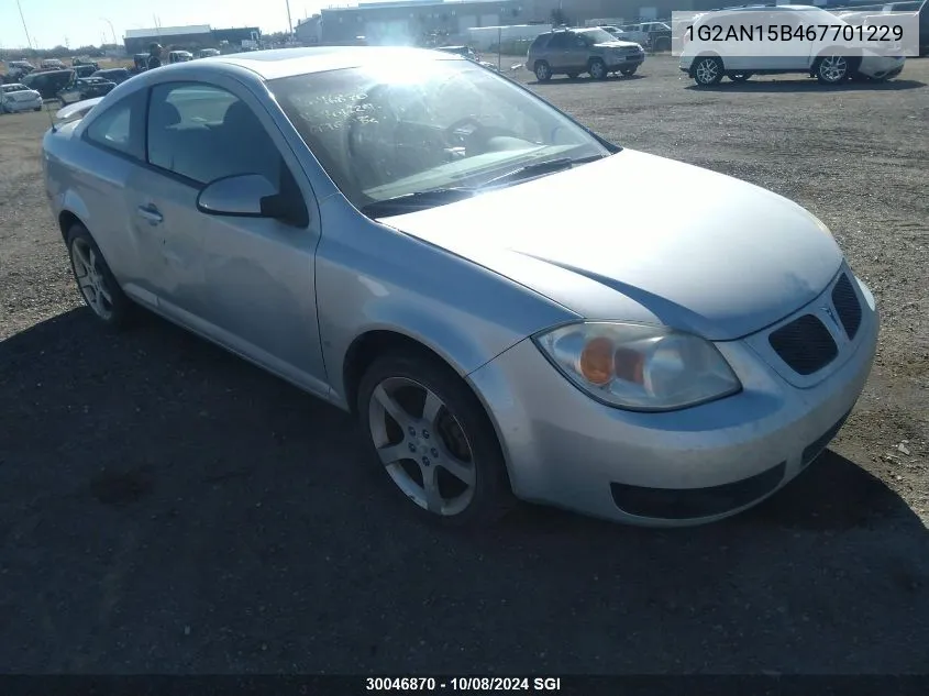 2006 Pontiac Pursuit Gt VIN: 1G2AN15B467701229 Lot: 30046870