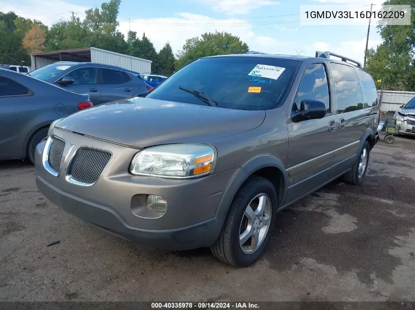 1GMDV33L16D162209 2006 Pontiac Montana Sv6