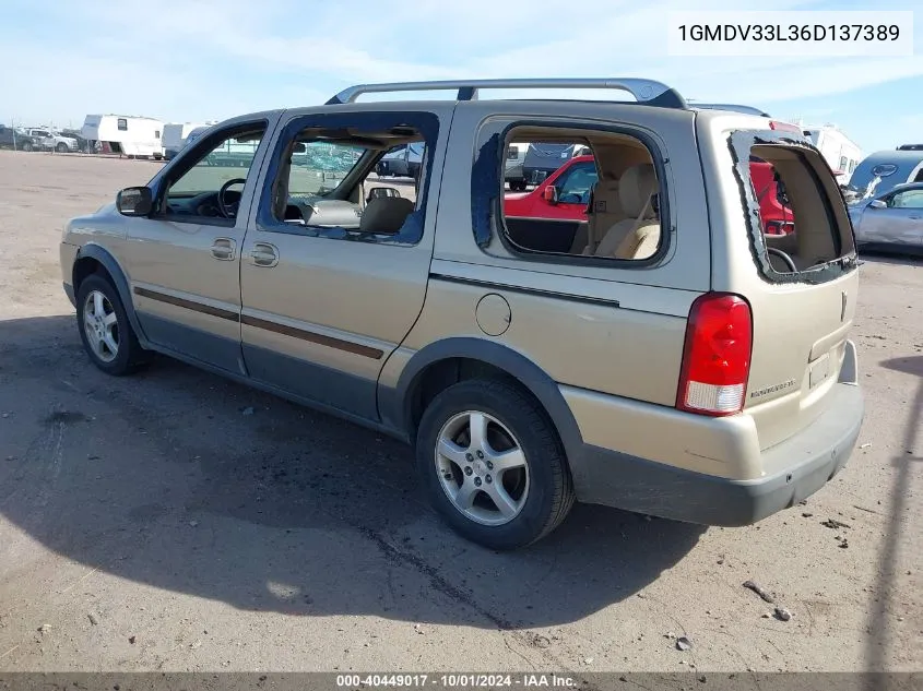 1GMDV33L36D137389 2006 Pontiac Montana Sv6 Sv6