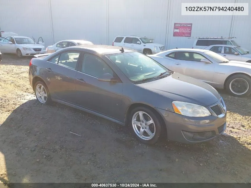 2009 Pontiac G6 New Gt VIN: 1G2ZK57N794240480 Lot: 40637530