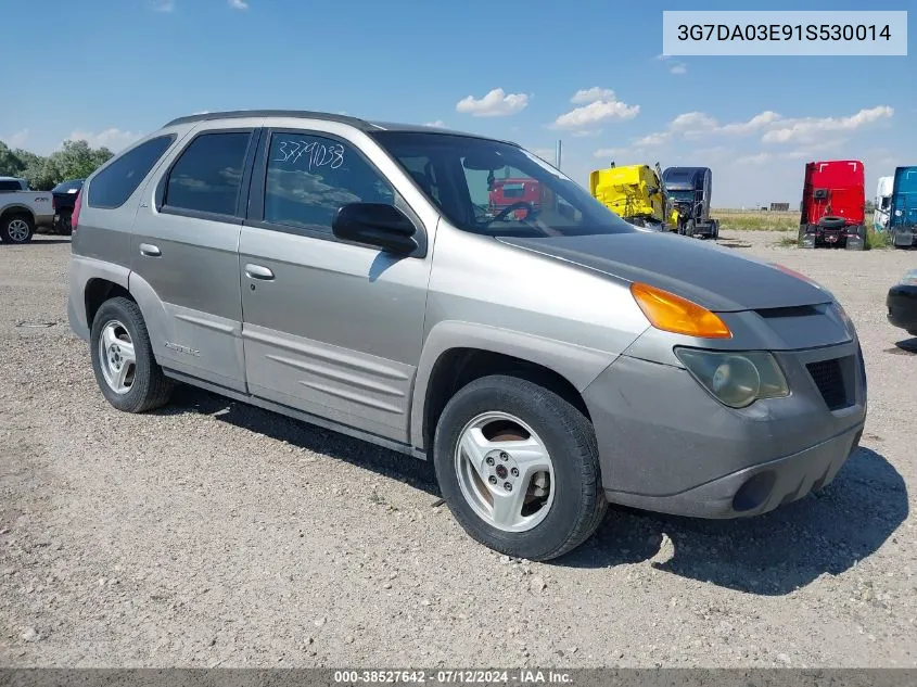 3G7DA03E91S530014 2001 Pontiac Aztek Gt