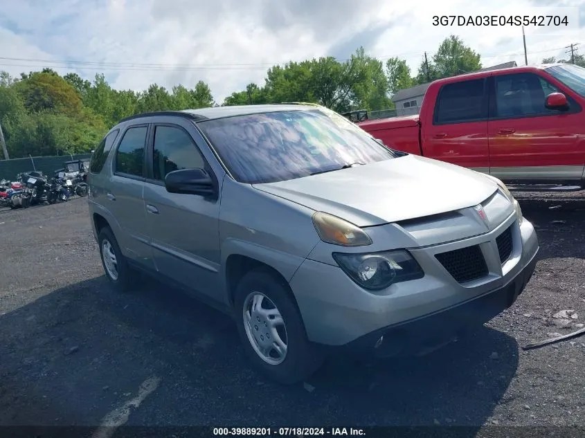 3G7DA03E04S542704 2004 Pontiac Aztek