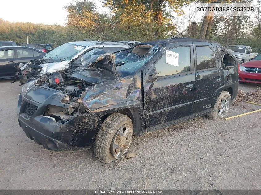 2004 Pontiac Aztek VIN: 3G7DA03E84S53378 Lot: 40573029