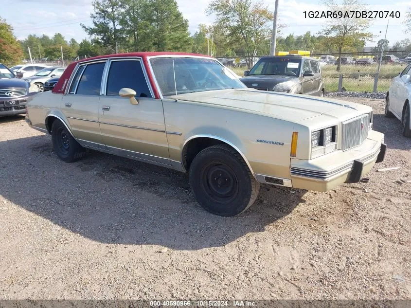 1983 Pontiac Bonneville Brougham VIN: 1G2AR69A7DB270740 Lot: 40590966