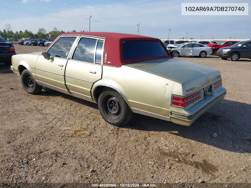 1983 Pontiac Bonneville Brougham VIN: 1G2AR69A7DB270740 Lot: 40590966