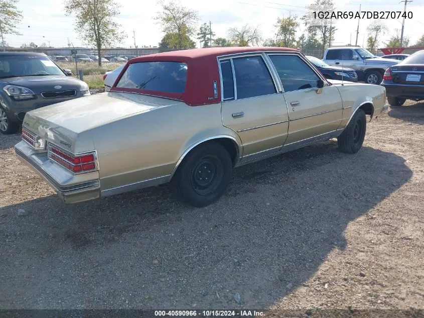 1983 Pontiac Bonneville Brougham VIN: 1G2AR69A7DB270740 Lot: 40590966