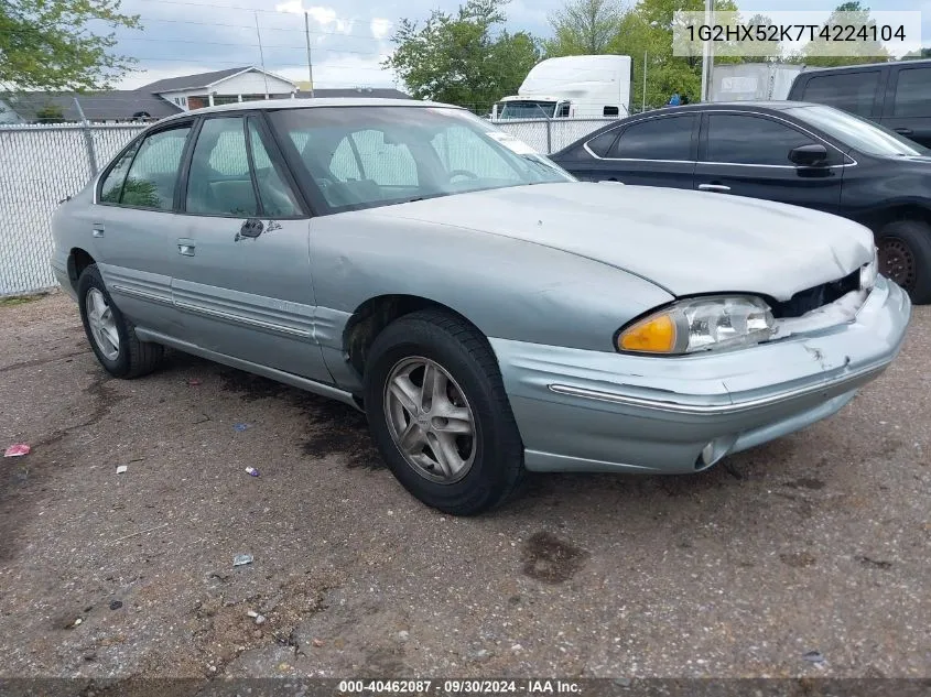 1996 Pontiac Bonneville Se VIN: 1G2HX52K7T4224104 Lot: 40462087