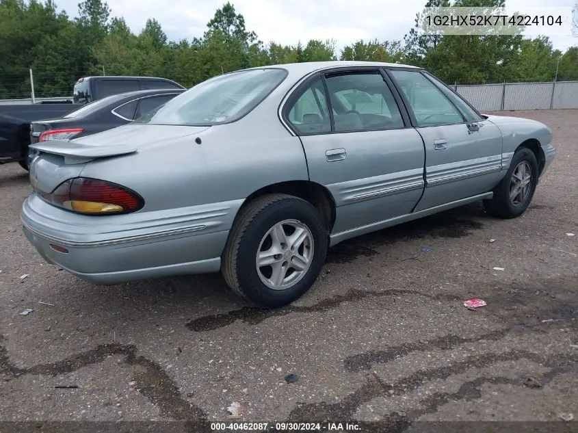 1996 Pontiac Bonneville Se VIN: 1G2HX52K7T4224104 Lot: 40462087