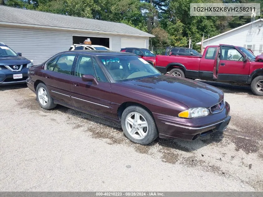 1997 Pontiac Bonneville Se VIN: 1G2HX52K8VH258211 Lot: 40210223