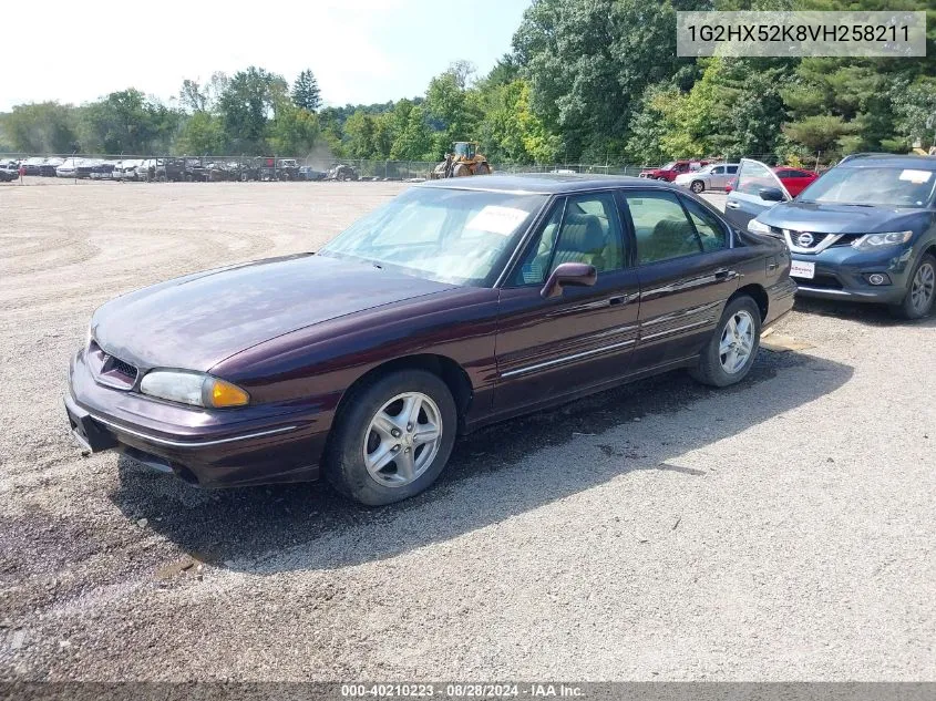 1997 Pontiac Bonneville Se VIN: 1G2HX52K8VH258211 Lot: 40210223