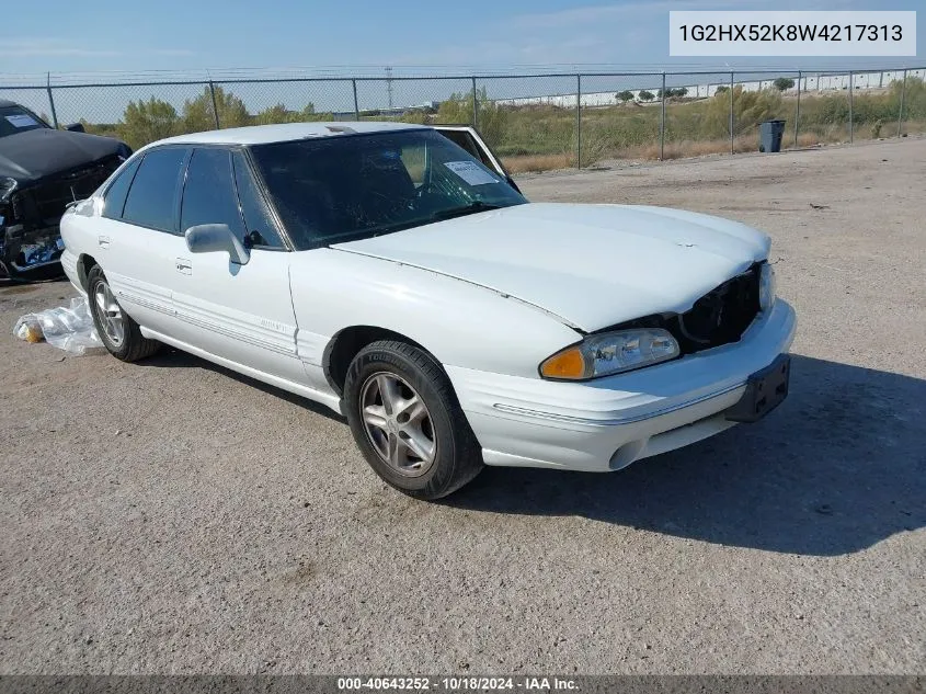 1998 Pontiac Bonneville Se VIN: 1G2HX52K8W4217313 Lot: 40643252