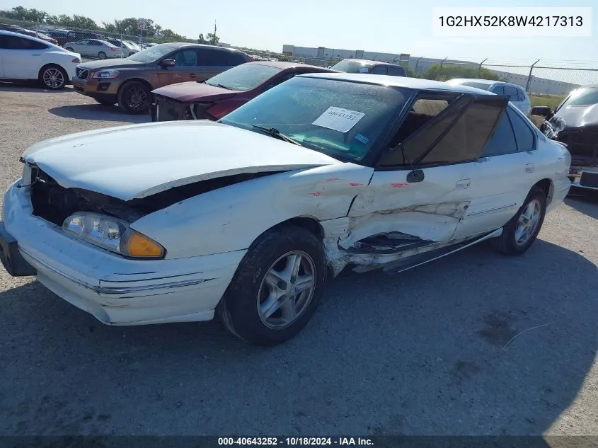 1998 Pontiac Bonneville Se VIN: 1G2HX52K8W4217313 Lot: 40643252