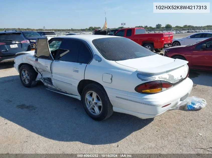 1998 Pontiac Bonneville Se VIN: 1G2HX52K8W4217313 Lot: 40643252