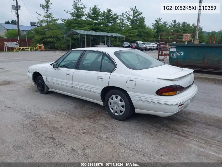 1G2HX52K5XH210359 1999 Pontiac Bonneville Se