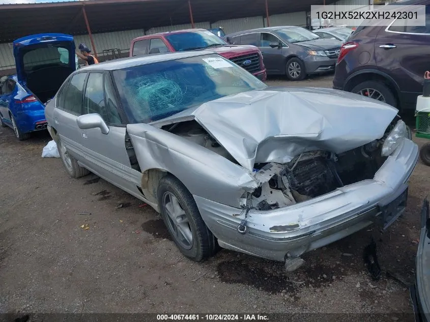 1999 Pontiac Bonneville Se VIN: 1G2HX52K2XH242301 Lot: 40674461