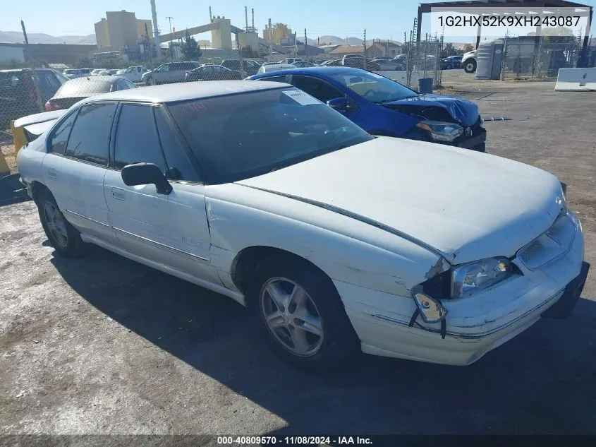 1999 Pontiac Bonneville Se VIN: 1G2HX52K9XH243087 Lot: 40809570