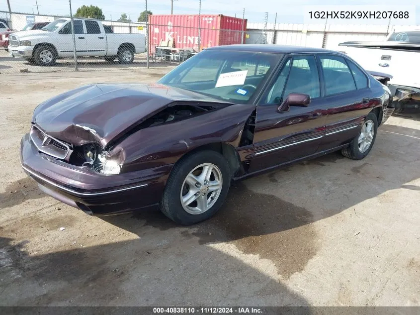 1G2HX52K9XH207688 1999 Pontiac Bonneville Se