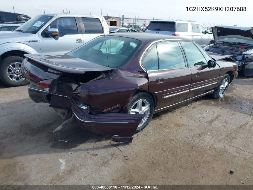 1G2HX52K9XH207688 1999 Pontiac Bonneville Se