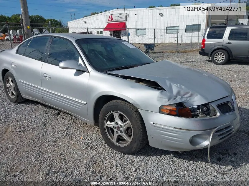 1G2HX54K9Y4242771 2000 Pontiac Bonneville Se