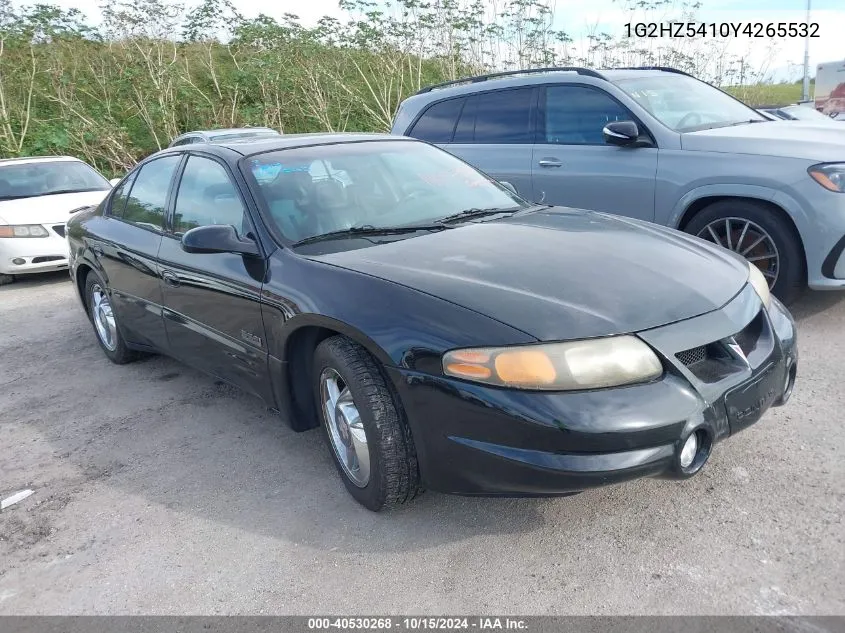 2000 Pontiac Bonneville Ssei VIN: 1G2HZ5410Y4265532 Lot: 40530268