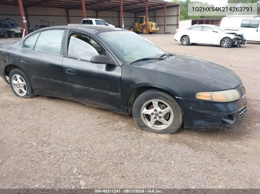 1G2HX54K214263791 2001 Pontiac Bonneville Se