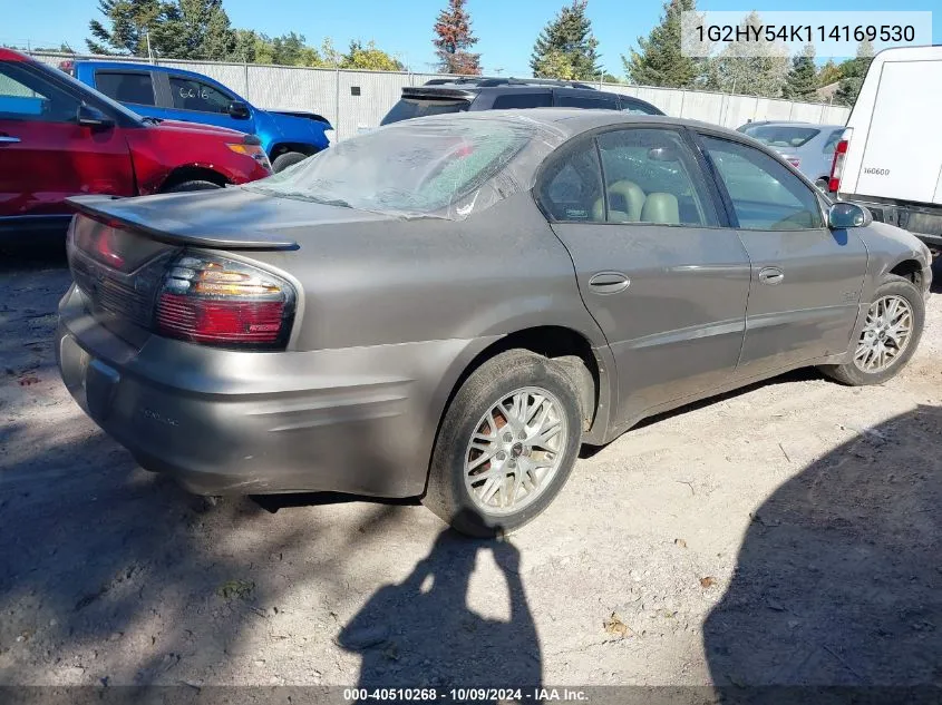 2001 Pontiac Bonneville Sle VIN: 1G2HY54K114169530 Lot: 40510268