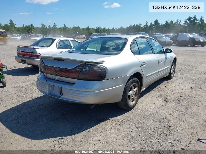 1G2HX54K124221338 2002 Pontiac Bonneville Se