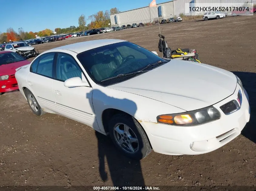 2002 Pontiac Bonneville Se VIN: 1G2HX54K524171074 Lot: 40573804