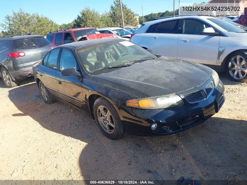 2002 Pontiac Bonneville Se VIN: 1G2HX54K524236702 Lot: 40636829