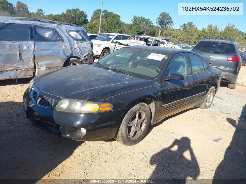 2002 Pontiac Bonneville Se VIN: 1G2HX54K524236702 Lot: 40636829