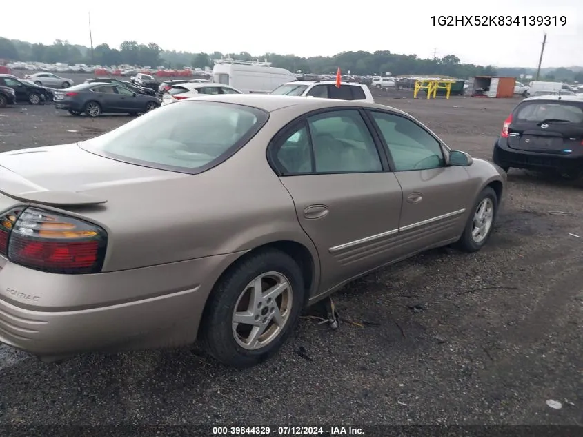 1G2HX52K834139319 2003 Pontiac Bonneville Se