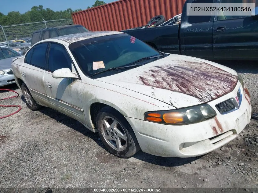 2003 Pontiac Bonneville Se VIN: 1G2HX52K434180546 Lot: 40082698