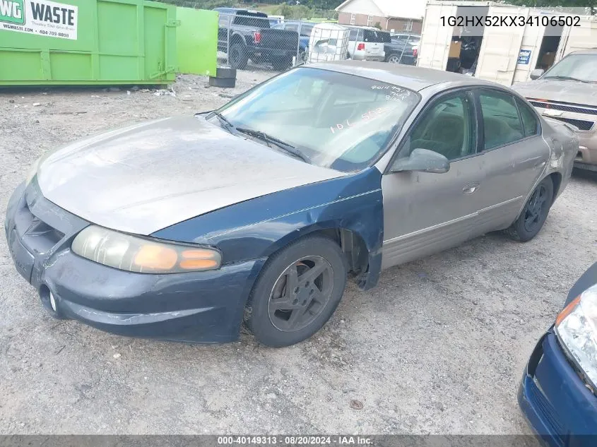 2003 Pontiac Bonneville Se VIN: 1G2HX52KX34106502 Lot: 40149313