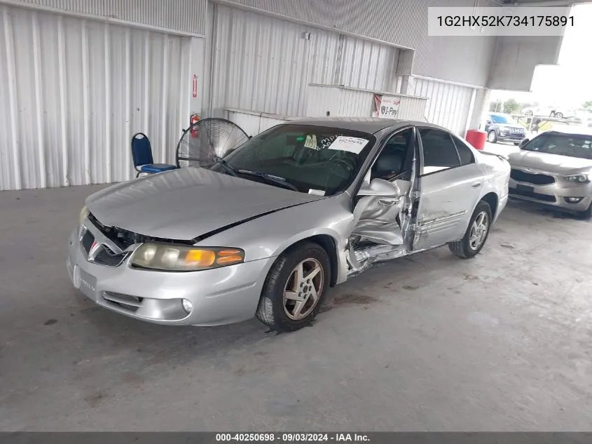 2003 Pontiac Bonneville Se VIN: 1G2HX52K734175891 Lot: 40250698