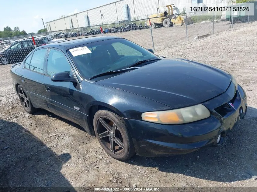 2003 Pontiac Bonneville Ssei VIN: 1G2HZ541034158526 Lot: 40261022