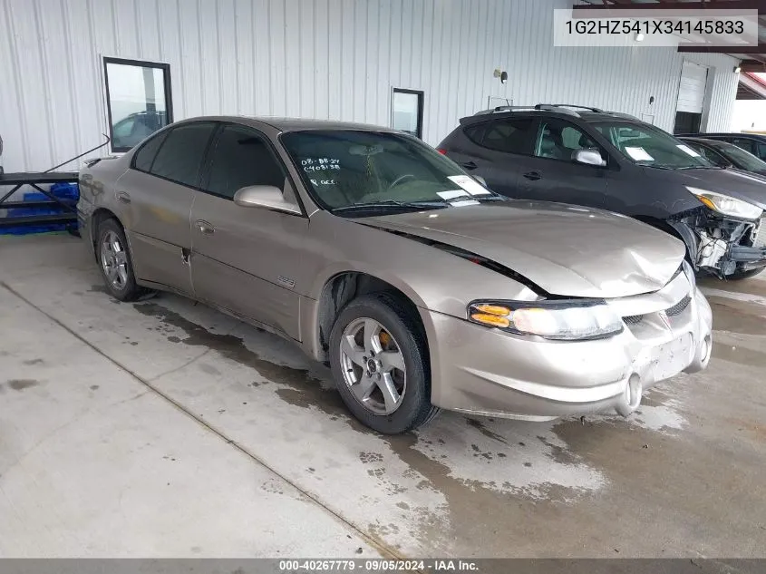 2003 Pontiac Bonneville Ssei VIN: 1G2HZ541X34145833 Lot: 40267779