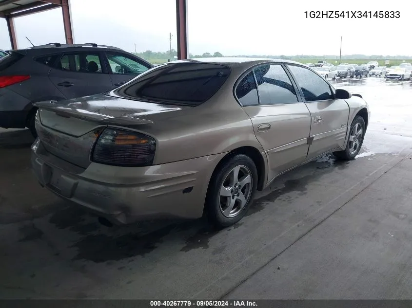 1G2HZ541X34145833 2003 Pontiac Bonneville Ssei