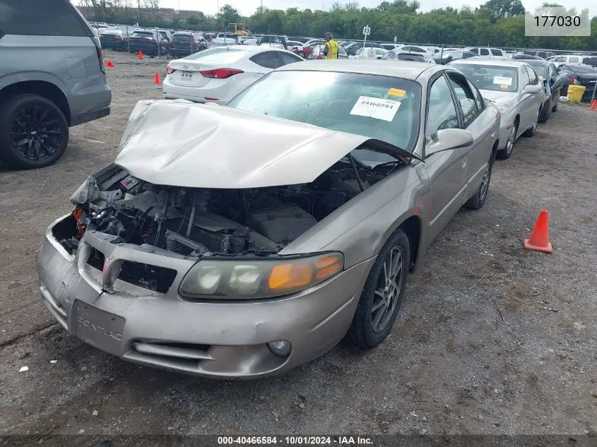 2003 Pontiac Bonneville VIN: 177030 Lot: 40466584