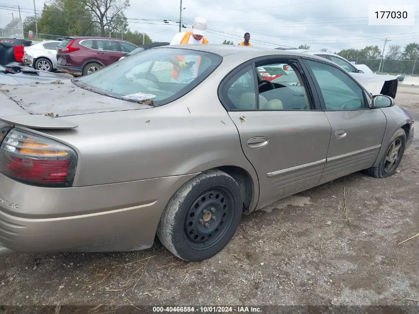 2003 Pontiac Bonneville VIN: 177030 Lot: 40466584