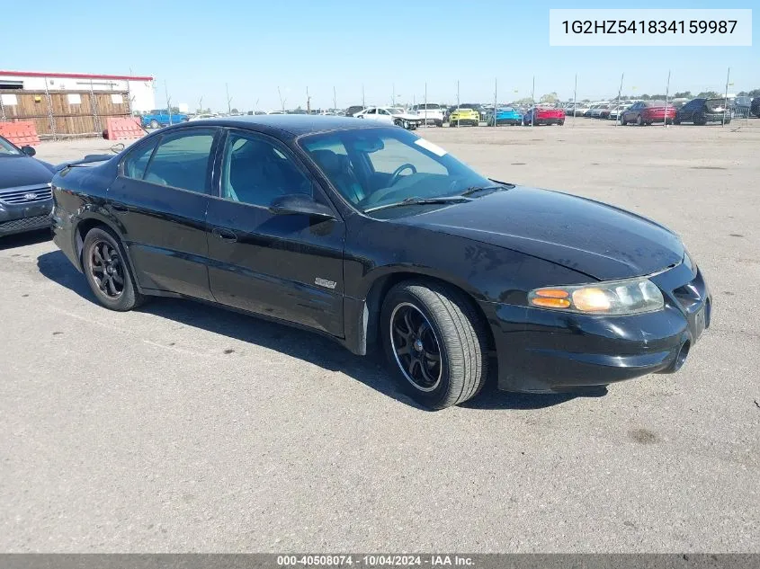 2003 Pontiac Bonneville Ssei VIN: 1G2HZ541834159987 Lot: 40508074