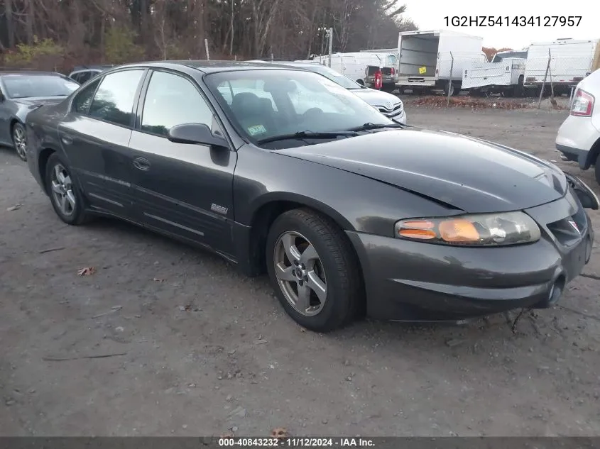 2003 Pontiac Bonneville Ssei VIN: 1G2HZ541434127957 Lot: 40843232