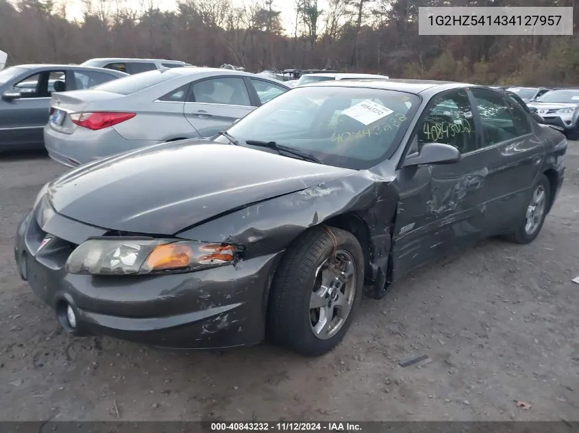 2003 Pontiac Bonneville Ssei VIN: 1G2HZ541434127957 Lot: 40843232